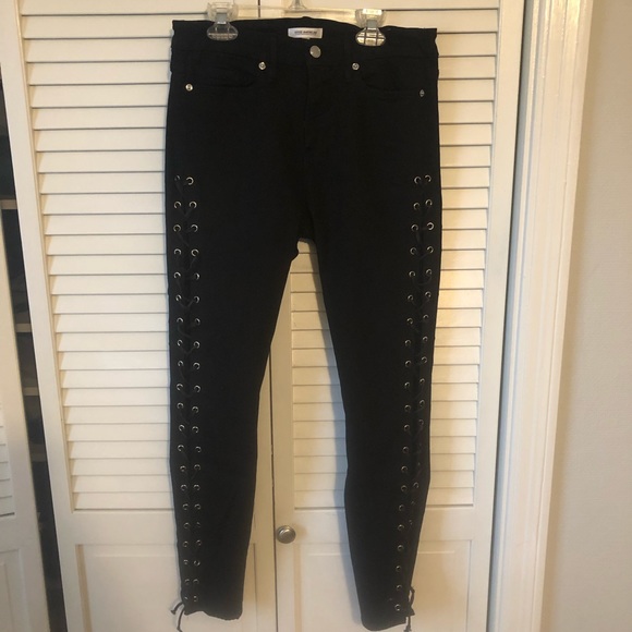 good american black pants